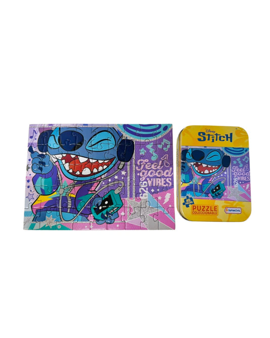 Rompecabezas 45 piezas en lata Stitch
