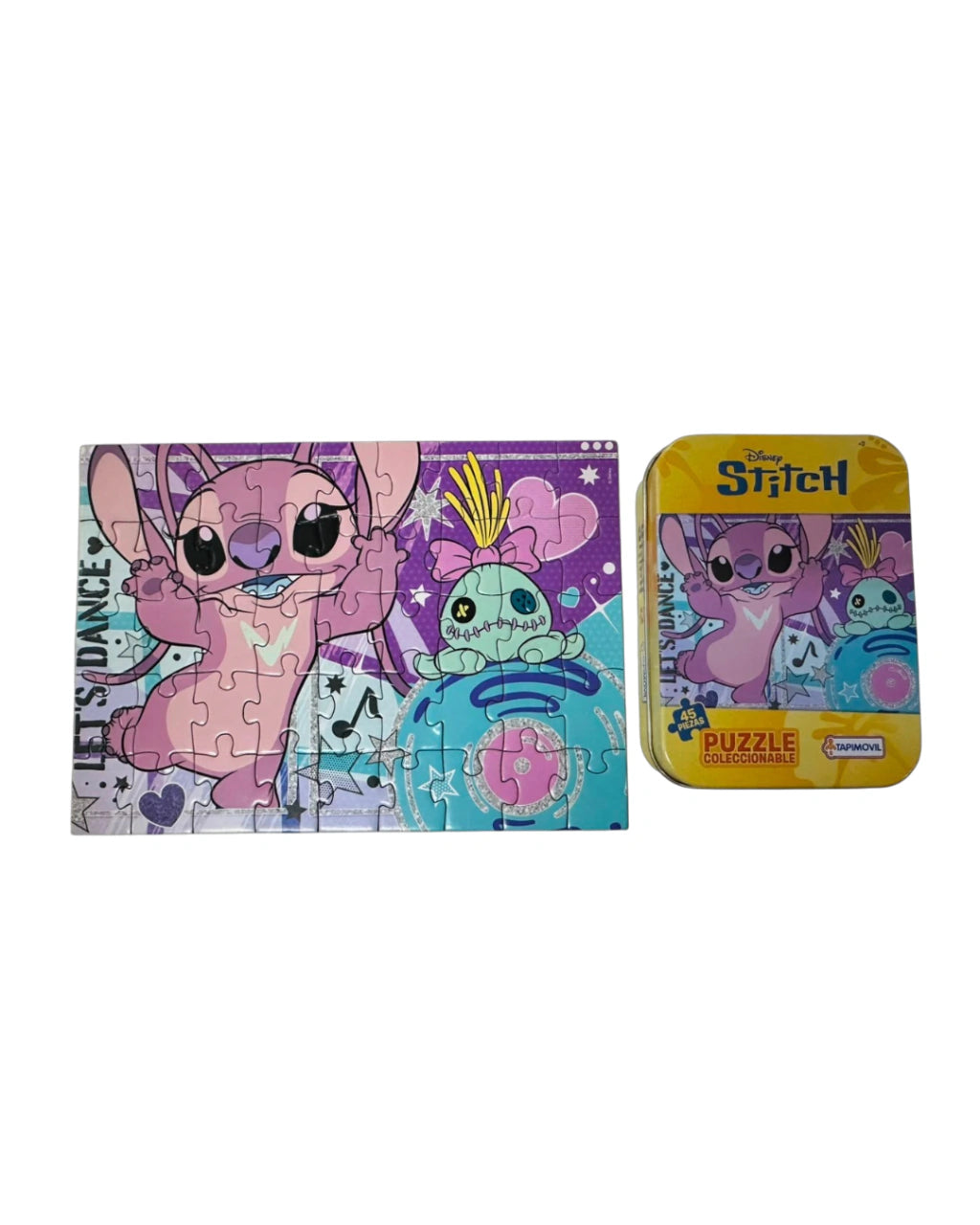 Rompecabezas 45 piezas en lata Stitch