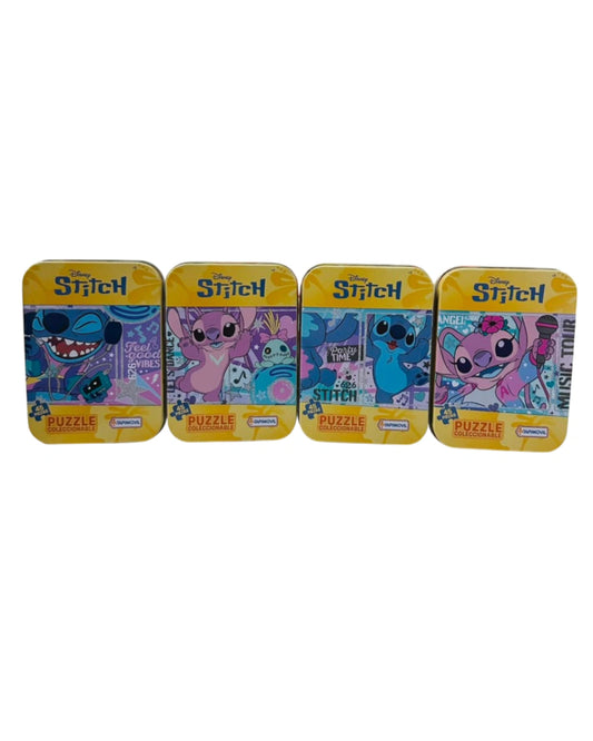 Rompecabezas 45 piezas en lata Stitch